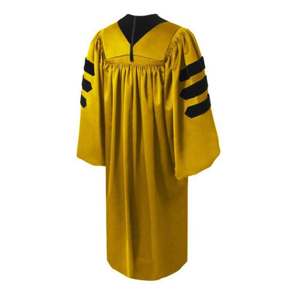 Deluxe Gold Doctoral Gown - Canadian Gowns