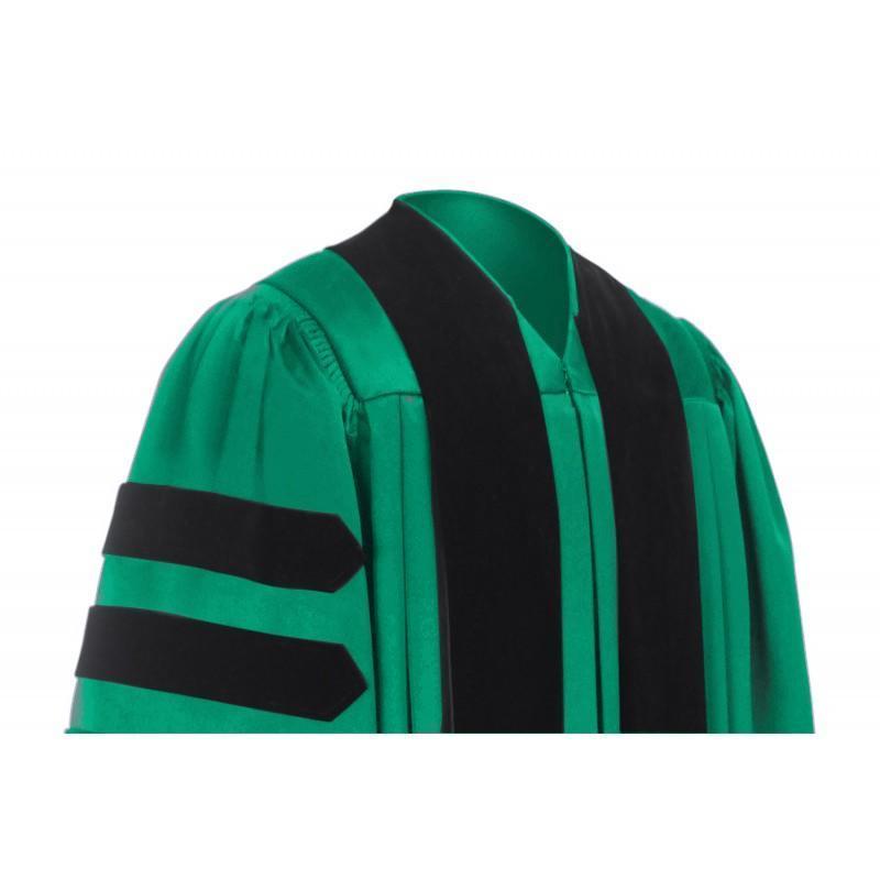 Deluxe Emerald Doctoral Gown - Canadian Gowns