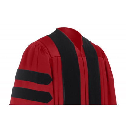 Deluxe Red Doctoral Gown - Canadian Gowns