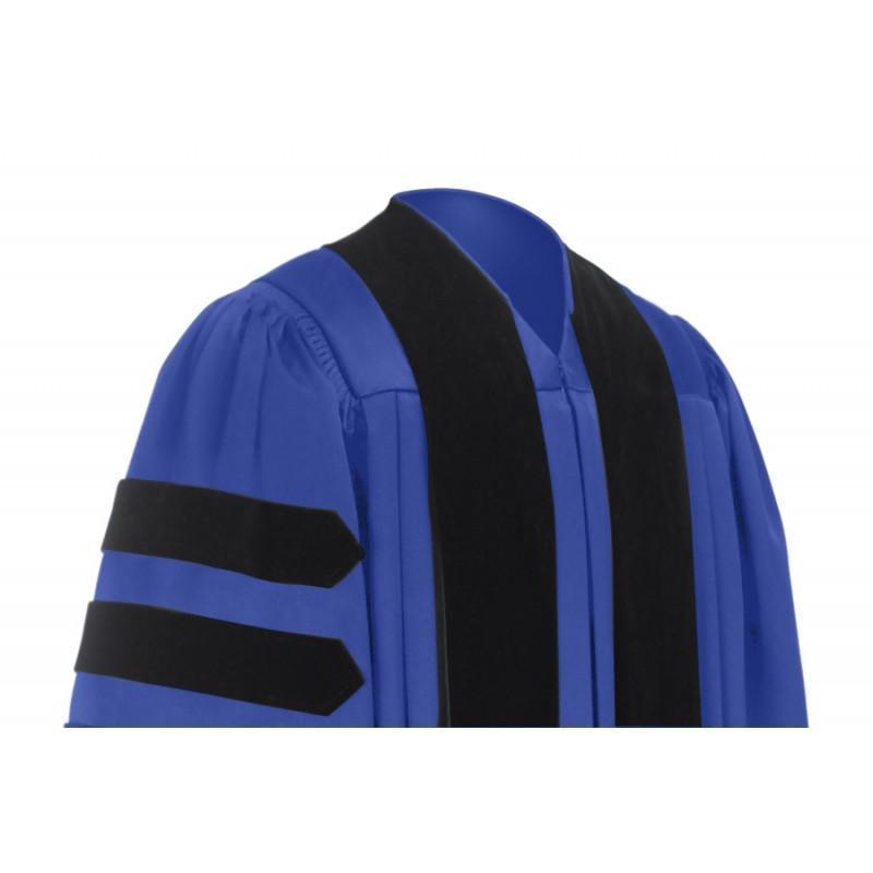 Deluxe Royal Blue Doctoral Gown - Canadian Gowns