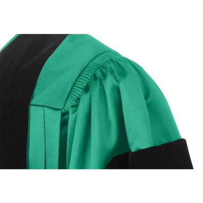 Deluxe Emerald Doctoral Gown - Canadian Gowns