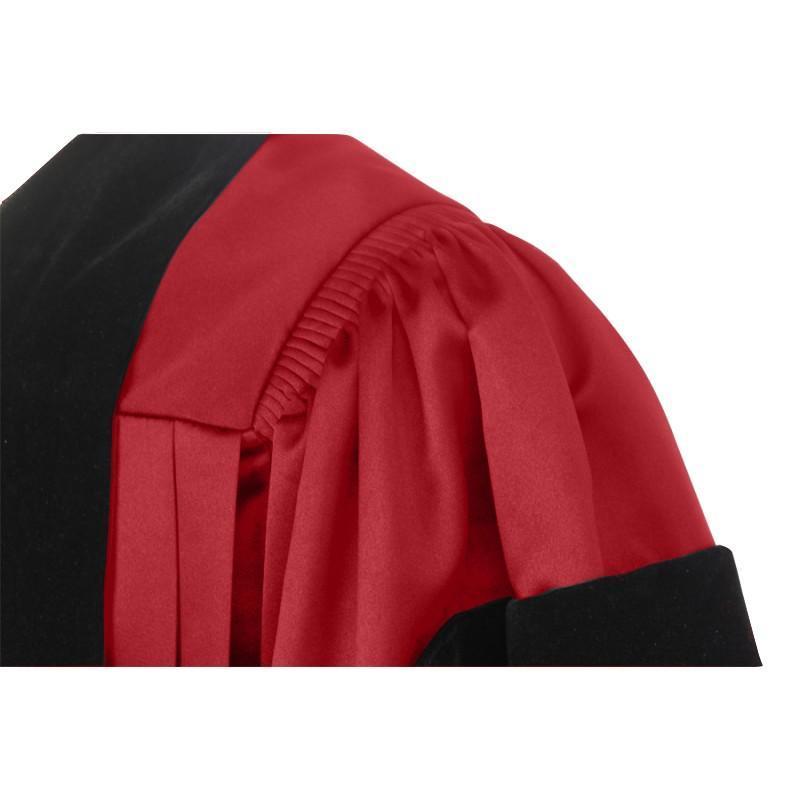 Deluxe Red Doctoral Gown - Canadian Gowns