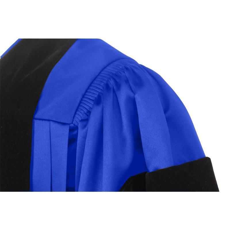 Deluxe Royal Blue Doctoral Gown - Canadian Gowns