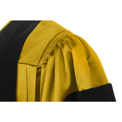 Deluxe Gold Doctoral Gown - Canadian Gowns