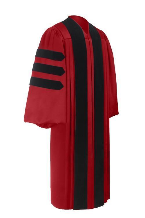 Deluxe Red Doctoral Gown - Canadian Gowns