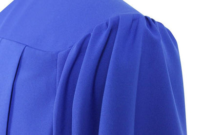 Matte Royal Blue High School Graduation Gown - Canadian Gowns