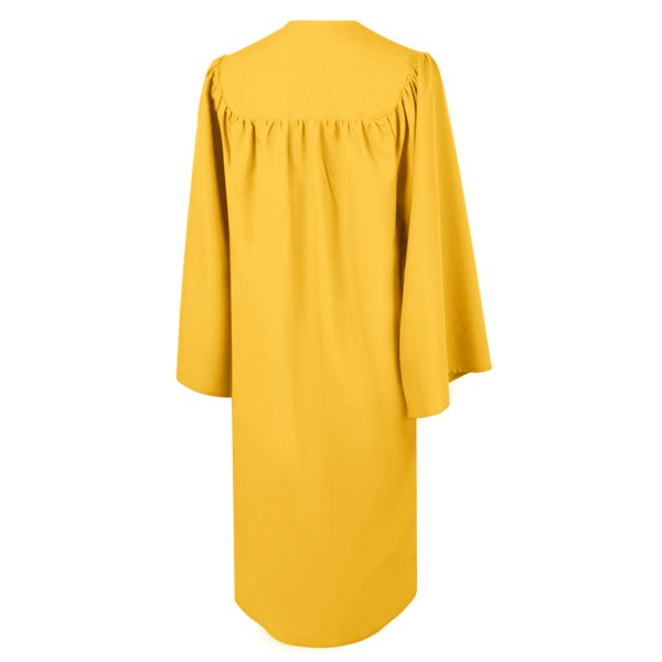 Matte Gold High School Graduation Gown - Canadian Gowns