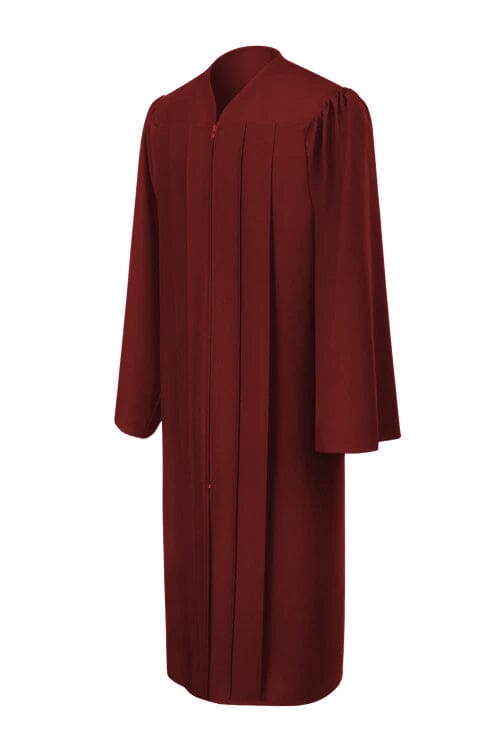 Matte Burgundy Choir Robe - Canadian Gowns