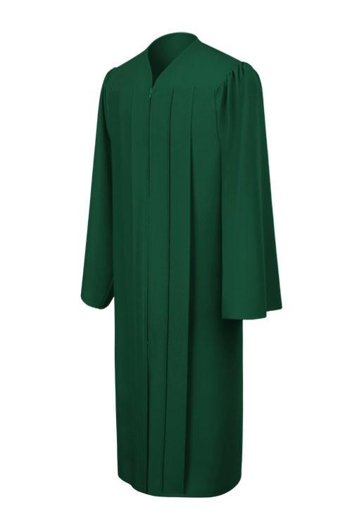 Matte Hunter High School Graduation Gown - Canadian Gowns