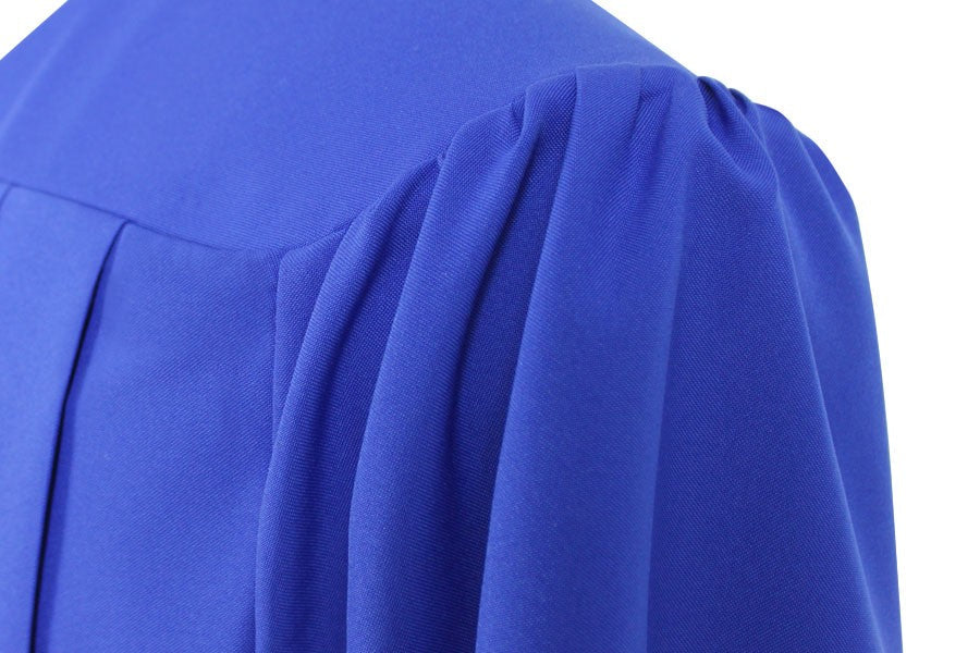 Matte Royal Blue High School Canadian Gowns - Canadian Gowns