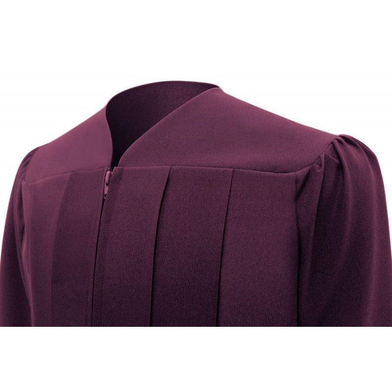 Matte Maroon Middle School Cap, Gown & Tassel