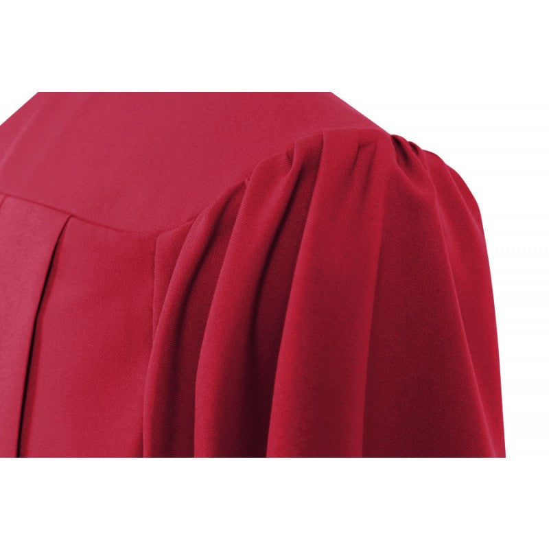 Matte Red Middle School Cap, Gown & Tassel