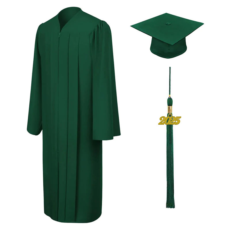 Matte Hunter High School Canadian Gowns