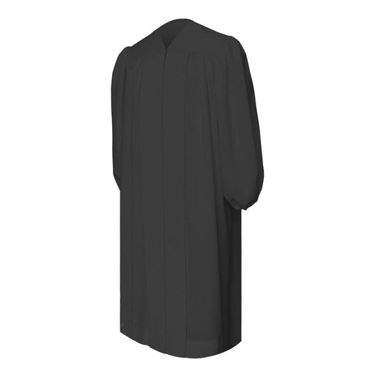 Premium Black Baptismal Robe - Canadian Gowns