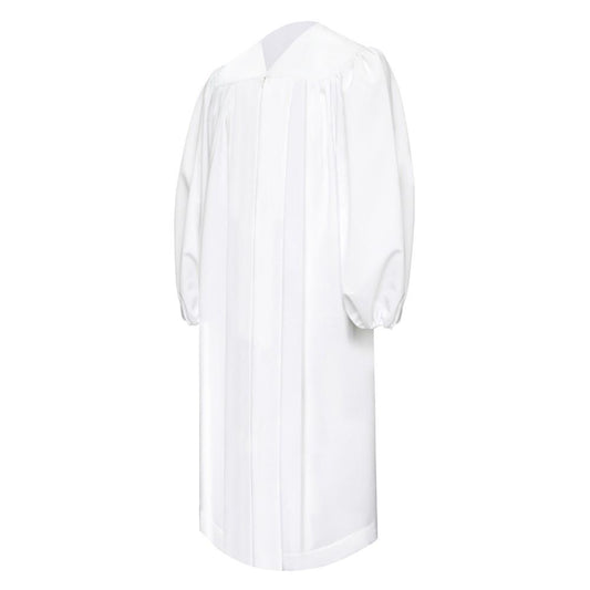 Premium White Baptismal Robe - Canadian Gowns