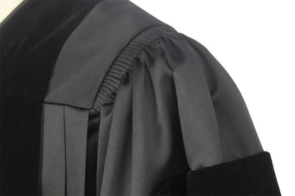 Deluxe Black Clergy Robe - Canadian Gowns