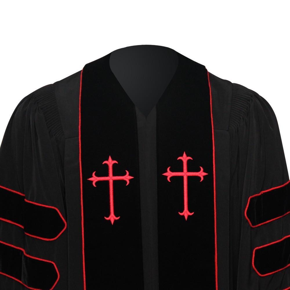 Black Dr. of Divinity Clergy Robe - Canadian Gowns