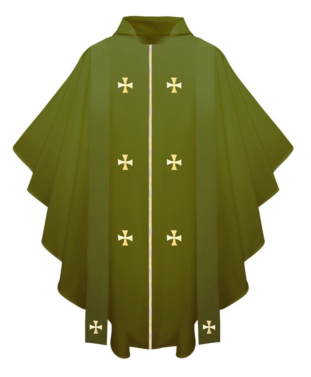 Olive Green Chasuble - Canadian Gowns