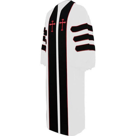 White Dr. of Divinity Clergy Robe - Canadian Gowns